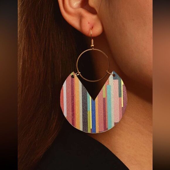 boho dangle earrings A580 - Picture 1 of 4